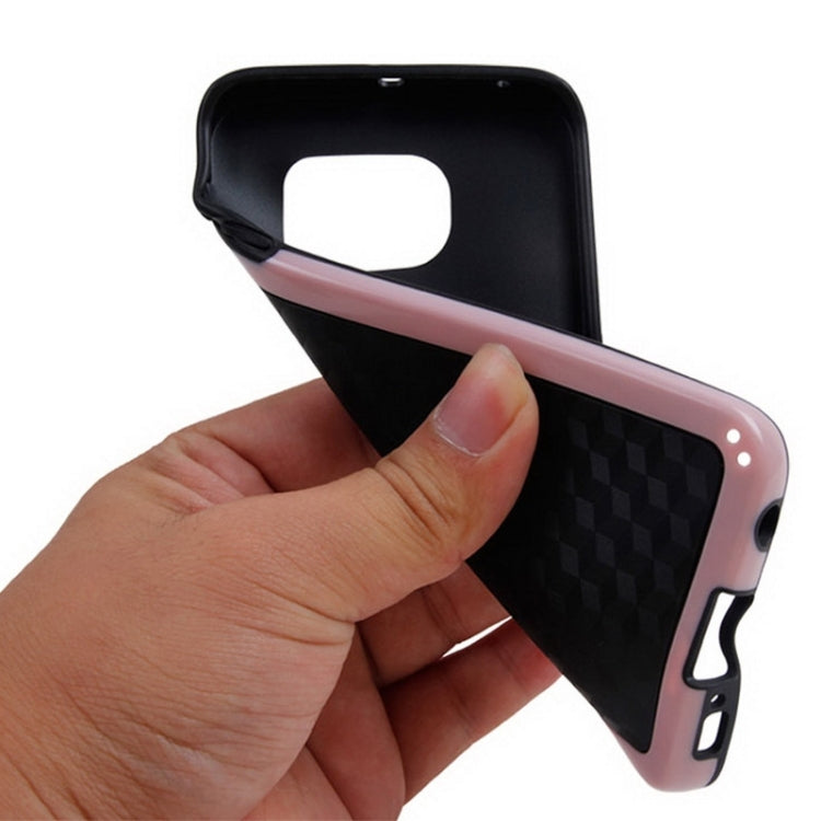 For Galaxy S6 Edge / G925 Honeycomb Texture TPU Protective Case