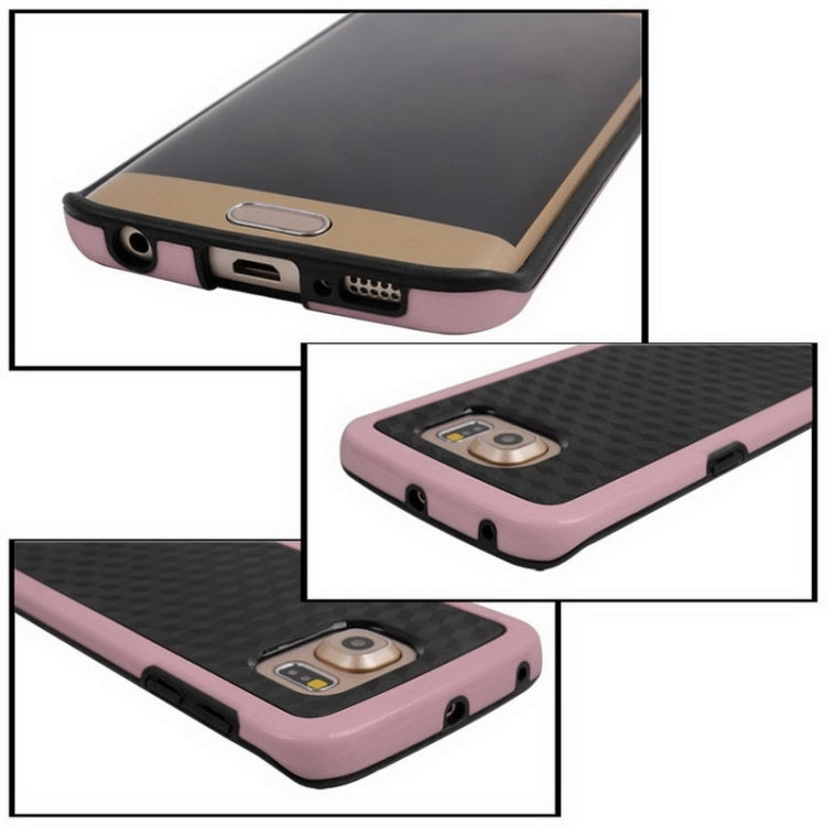 For Galaxy S6 Edge / G925 Honeycomb Texture TPU Protective Case