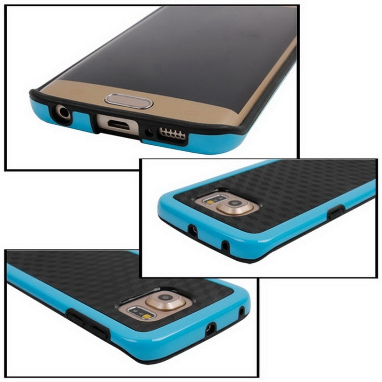 For Galaxy S6 Edge / G925 Honeycomb Texture TPU Protective Case