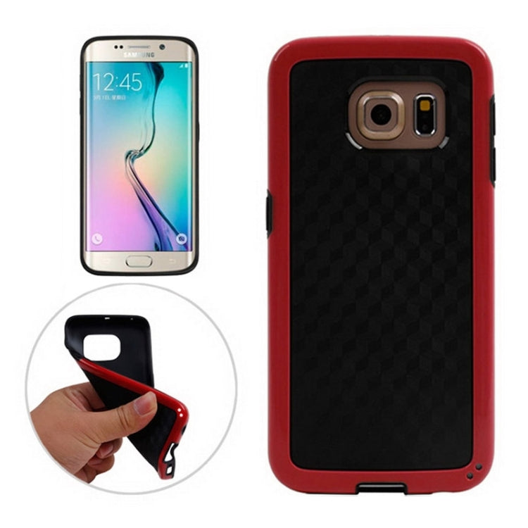 For Galaxy S6 Edge / G925 Honeycomb Texture TPU Protective Case