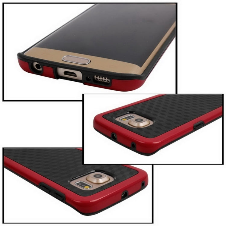 For Galaxy S6 Edge / G925 Honeycomb Texture TPU Protective Case