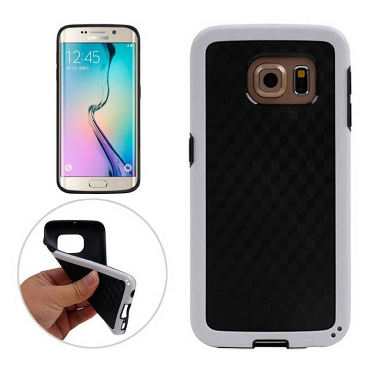 For Galaxy S6 Edge / G925 Honeycomb Texture TPU Protective Case