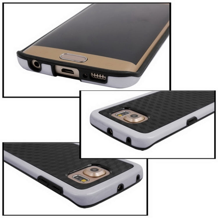 For Galaxy S6 Edge / G925 Honeycomb Texture TPU Protective Case