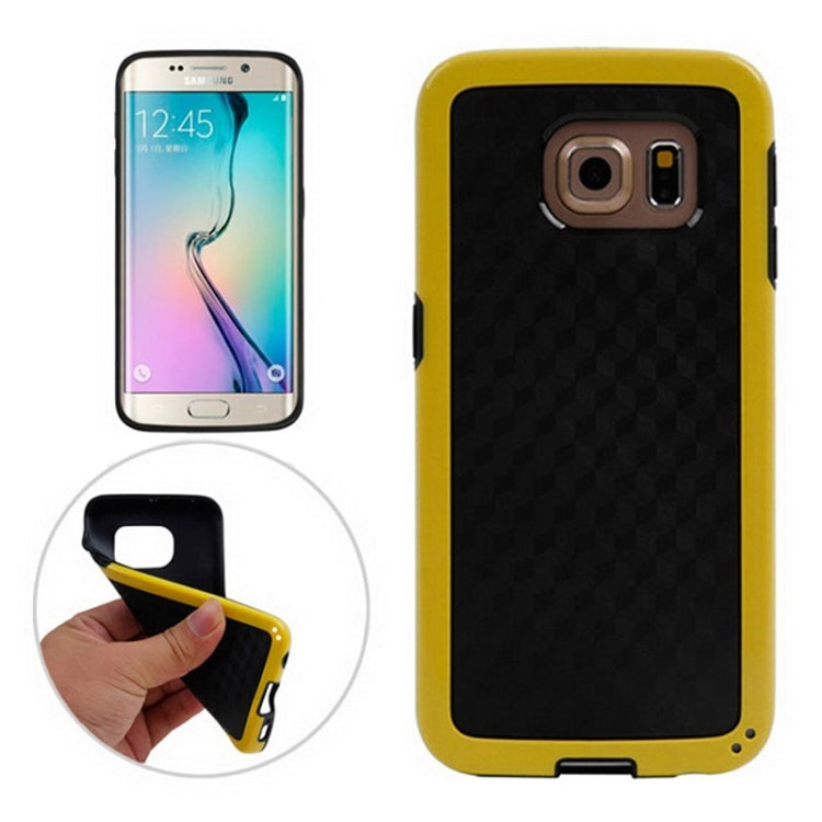 For Galaxy S6 Edge / G925 Honeycomb Texture TPU Protective Case