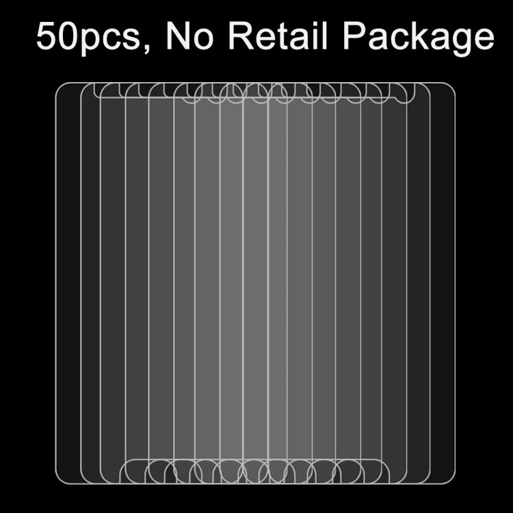 50 PCS for Galaxy A3(2016) / A310 0.26mm 9H Surface Hardness 2.5D Explosion-proof Tempered Glass Film, No Retail Package