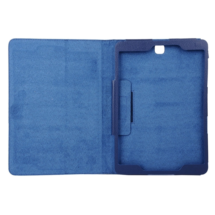 Litchi Texture Horizontal Flip Solid Color Leather Case with Two-Folding Holder for Galaxy Tab A 8.0 / T350
