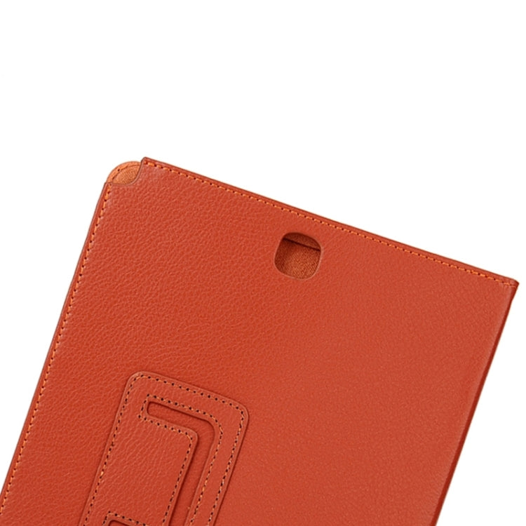 Litchi Texture Horizontal Flip Solid Color Leather Case with Two-Folding Holder for Galaxy Tab A 8.0 / T350