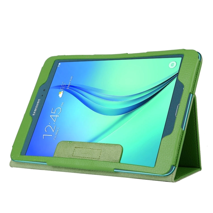 Litchi Texture Horizontal Flip Solid Color Leather Case with Two-Folding Holder for Galaxy Tab A 8.0 / T350