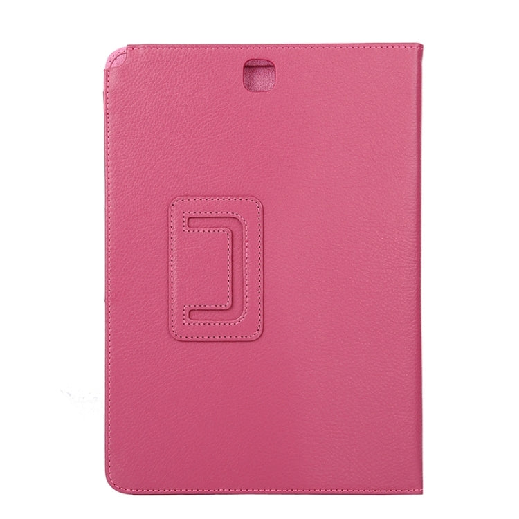 Litchi Texture Horizontal Flip Solid Color Leather Case with Two-Folding Holder for Galaxy Tab A 8.0 / T350