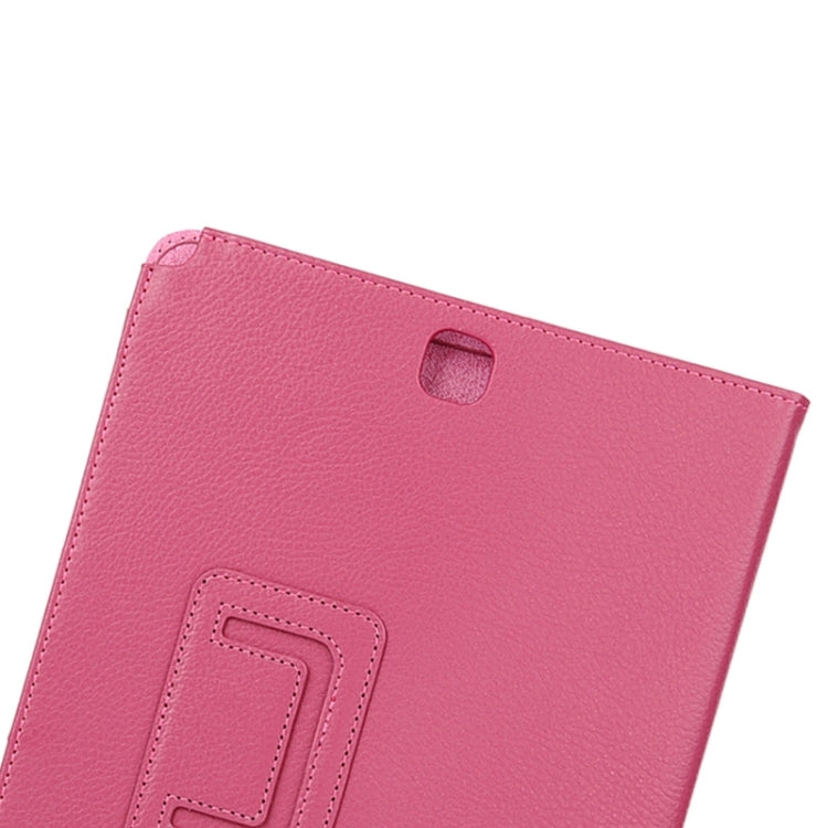Litchi Texture Horizontal Flip Solid Color Leather Case with Two-Folding Holder for Galaxy Tab A 8.0 / T350
