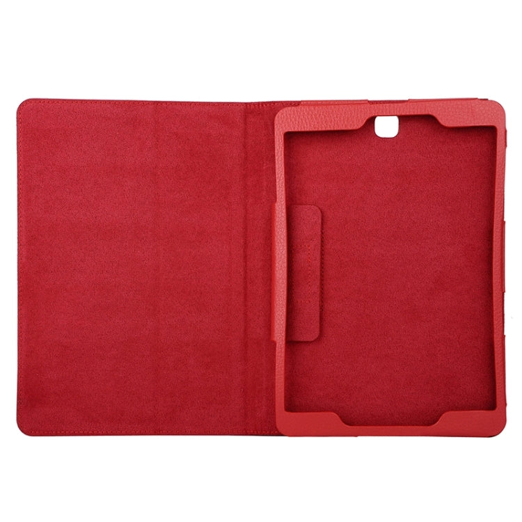 Litchi Texture Horizontal Flip Solid Color Leather Case with Two-Folding Holder for Galaxy Tab A 8.0 / T350