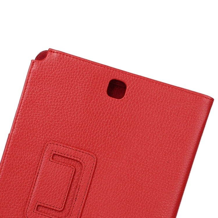 Litchi Texture Horizontal Flip Solid Color Leather Case with Two-Folding Holder for Galaxy Tab A 8.0 / T350