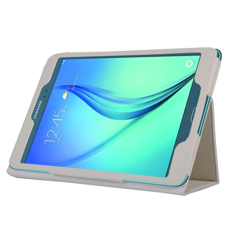 Litchi Texture Horizontal Flip Solid Color Leather Case with Two-Folding Holder for Galaxy Tab A 8.0 / T350