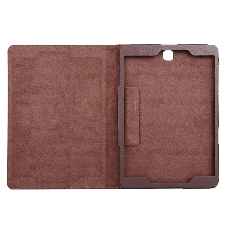 Litchi Texture Horizontal Flip Solid Color Leather Case with Two-Folding Holder for Galaxy Tab A 8.0 / T350