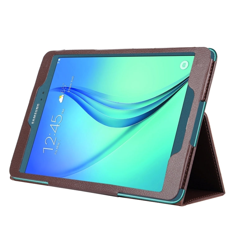 Litchi Texture Horizontal Flip Solid Color Leather Case with Two-Folding Holder for Galaxy Tab A 8.0 / T350