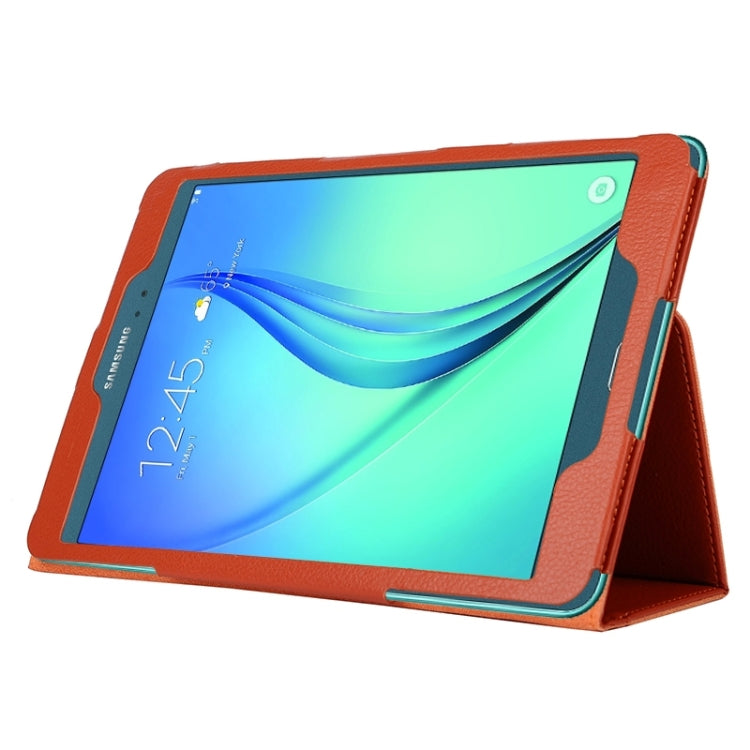 Litchi Texture Horizontal Flip Solid Color Leather Case with Two-Folding Holder for Galaxy Tab A 9.7 / T550