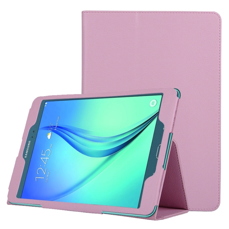 Litchi Texture Horizontal Flip Solid Color Leather Case with Two-Folding Holder for Galaxy Tab A 9.7 / T550