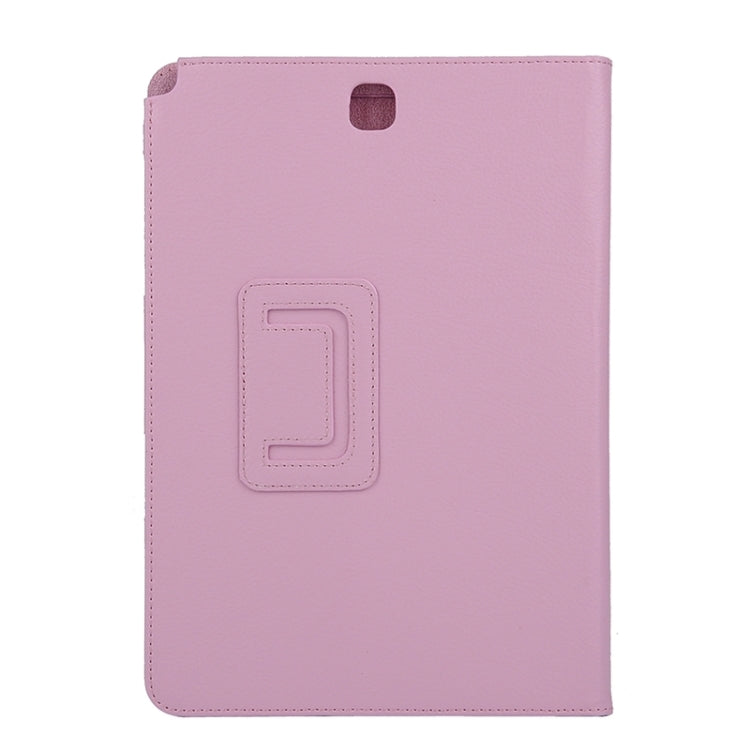 Litchi Texture Horizontal Flip Solid Color Leather Case with Two-Folding Holder for Galaxy Tab A 9.7 / T550
