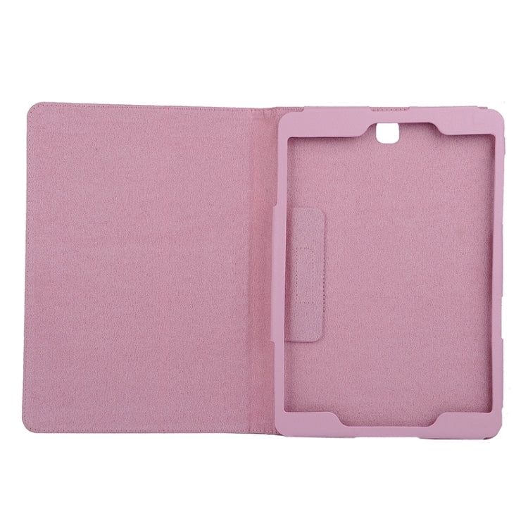 Litchi Texture Horizontal Flip Solid Color Leather Case with Two-Folding Holder for Galaxy Tab A 9.7 / T550