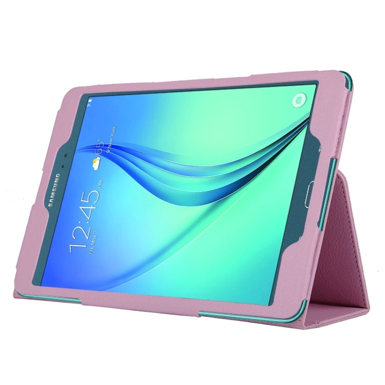 Litchi Texture Horizontal Flip Solid Color Leather Case with Two-Folding Holder for Galaxy Tab A 9.7 / T550