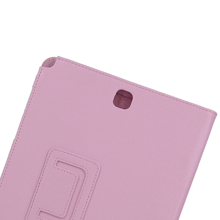 Litchi Texture Horizontal Flip Solid Color Leather Case with Two-Folding Holder for Galaxy Tab A 9.7 / T550