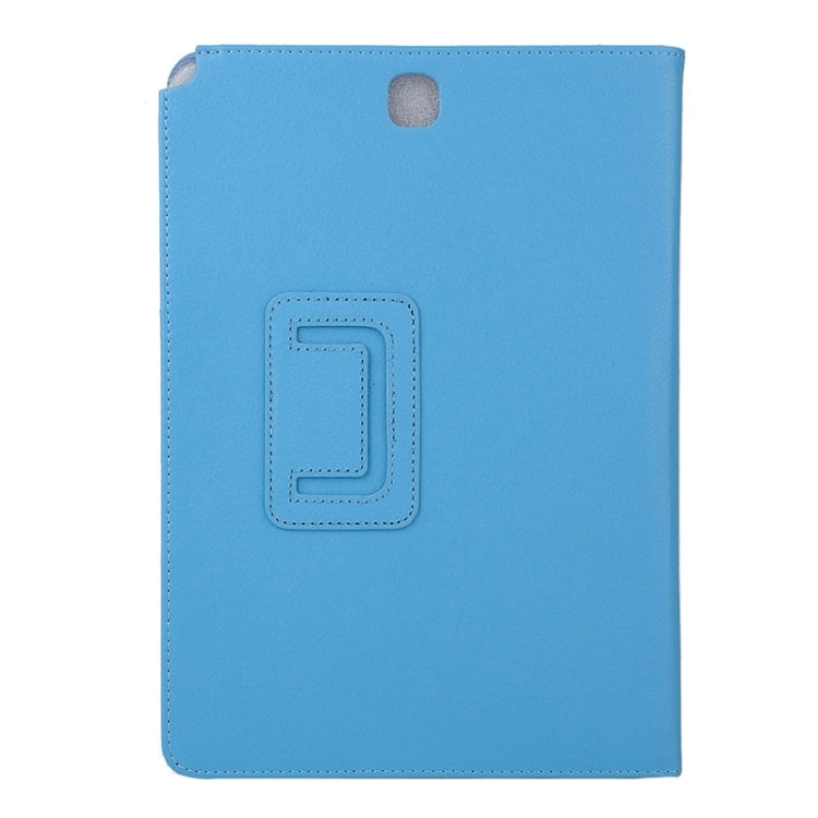 Litchi Texture Horizontal Flip Solid Color Leather Case with Two-Folding Holder for Galaxy Tab A 9.7 / T550