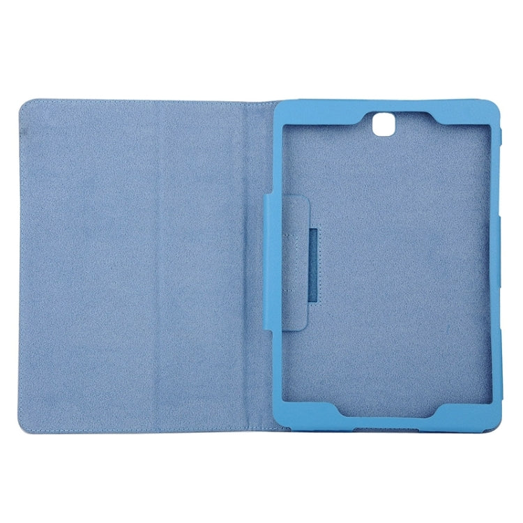 Litchi Texture Horizontal Flip Solid Color Leather Case with Two-Folding Holder for Galaxy Tab A 9.7 / T550