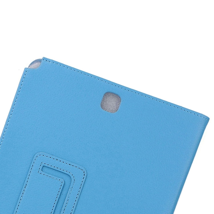 Litchi Texture Horizontal Flip Solid Color Leather Case with Two-Folding Holder for Galaxy Tab A 9.7 / T550