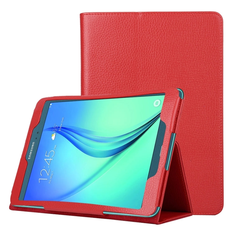 Litchi Texture Horizontal Flip Solid Color Leather Case with Two-Folding Holder for Galaxy Tab A 9.7 / T550