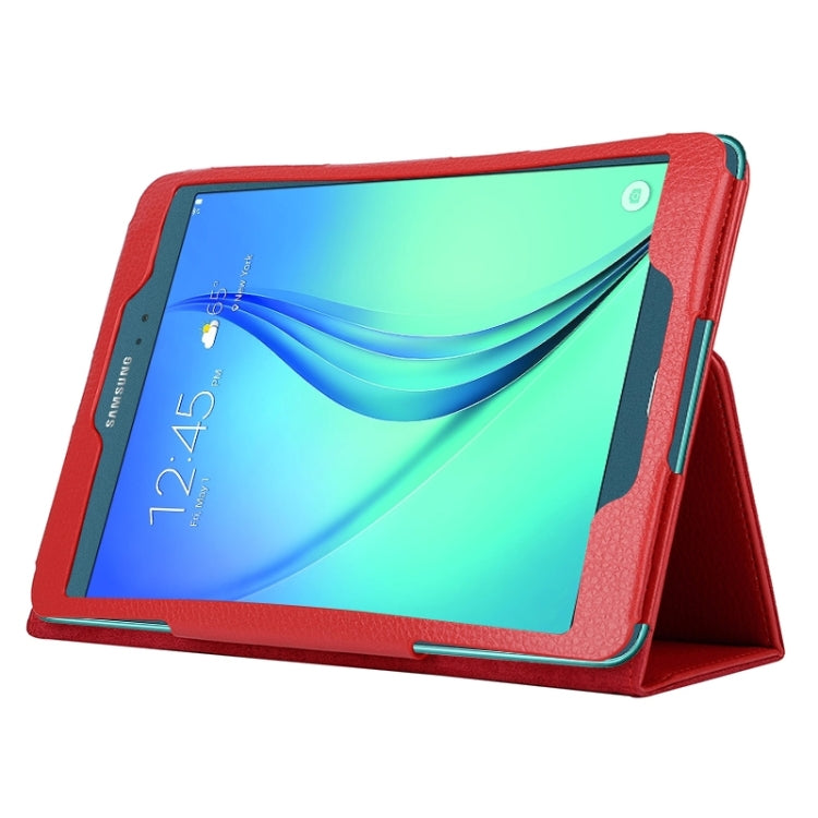 Litchi Texture Horizontal Flip Solid Color Leather Case with Two-Folding Holder for Galaxy Tab A 9.7 / T550