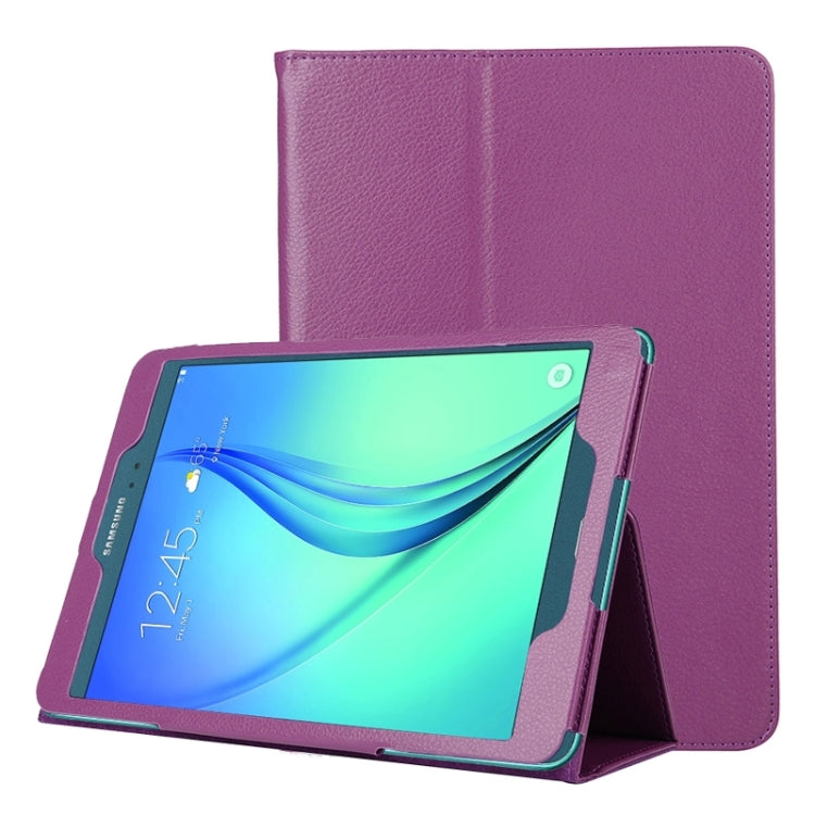 Litchi Texture Horizontal Flip Solid Color Leather Case with Two-Folding Holder for Galaxy Tab A 9.7 / T550