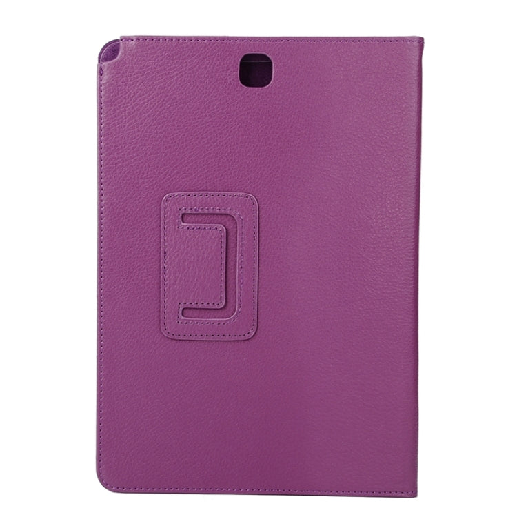 Litchi Texture Horizontal Flip Solid Color Leather Case with Two-Folding Holder for Galaxy Tab A 9.7 / T550