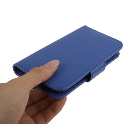 Horizontal Flip Leather Case with Card Slots & Holder for Galaxy S IV / i9500