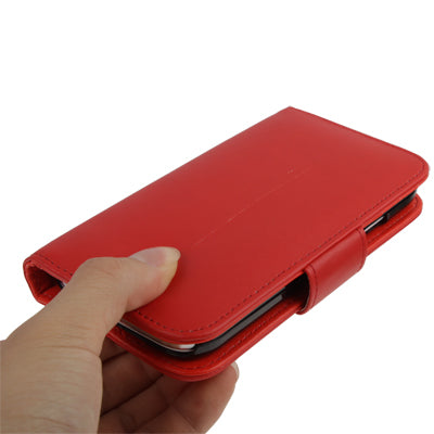 Horizontal Flip Leather Case with Card Slots & Holder for Galaxy S IV / i9500