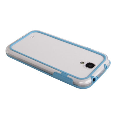 Transparent Silicon + Plastic Bumper Frame for Galaxy S IV / i9500