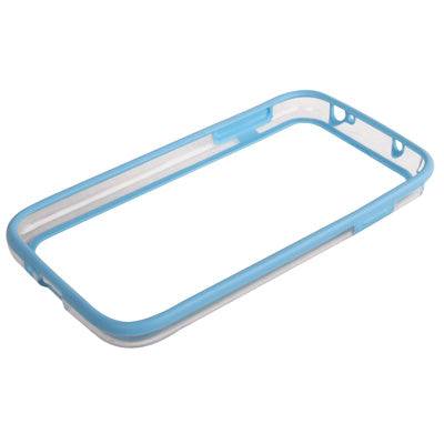 Transparent Silicon + Plastic Bumper Frame for Galaxy S IV / i9500