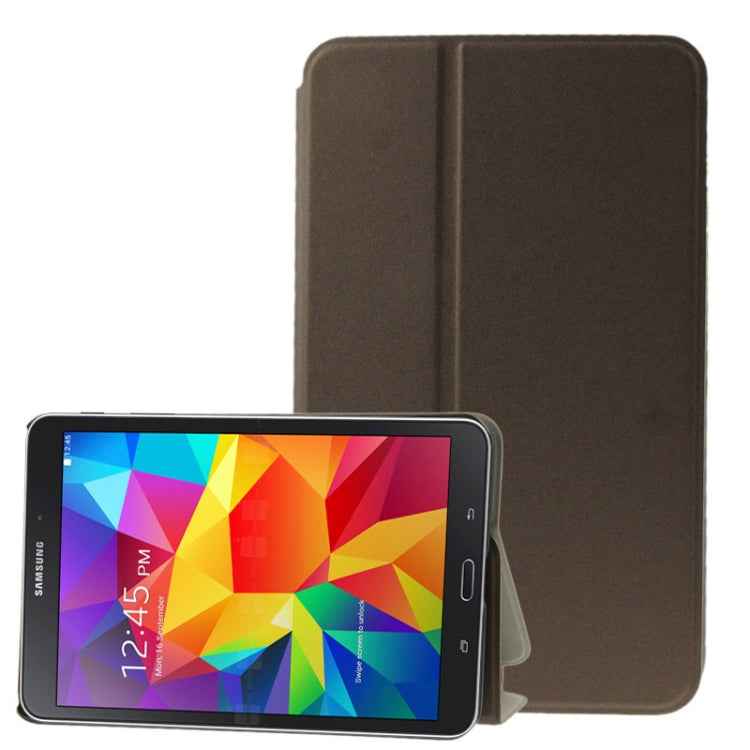 Frosted Texture Flip Leather Case with Holder for Galaxy Tab 4 8.0 / T330