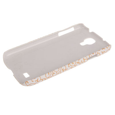 Emboss Flower Pattern Plastic Case for Galaxy S IV / i9500