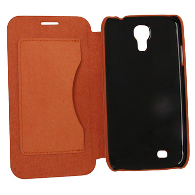 Dcool Natural Texture Horizontal Flip Leather Case with Credit Card Slots for Galaxy S IV / i9500