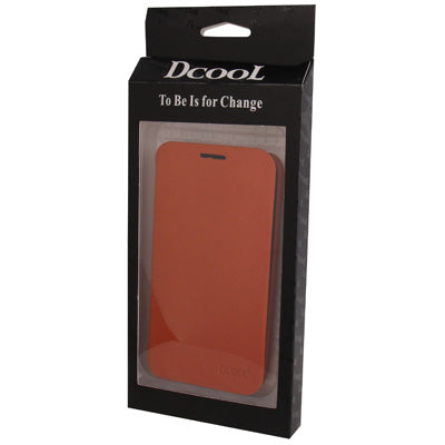 Dcool Natural Texture Horizontal Flip Leather Case with Credit Card Slots for Galaxy S IV / i9500