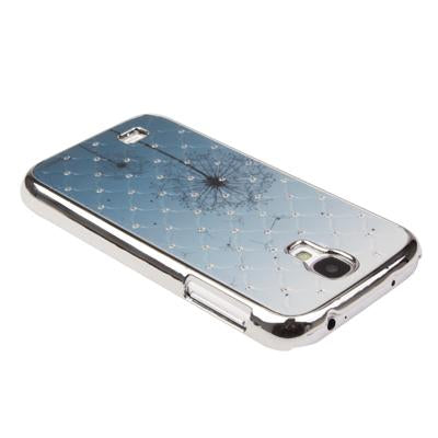 Dandelion Pattern Luxury Bling Diamond Encrusted Plating Skinning Case for Galaxy S IV / i9500