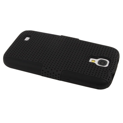 Plastic + Silicon Mesh Combination Case for Galaxy S IV / i9500