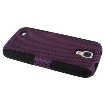 Plastic + Silicon Mesh Combination Case for Galaxy S IV / i9500