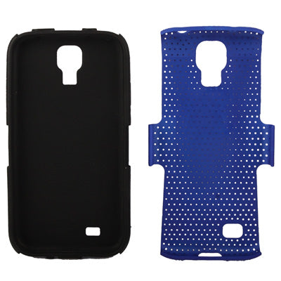 Plastic + Silicon Mesh Combination Case for Galaxy S IV / i9500