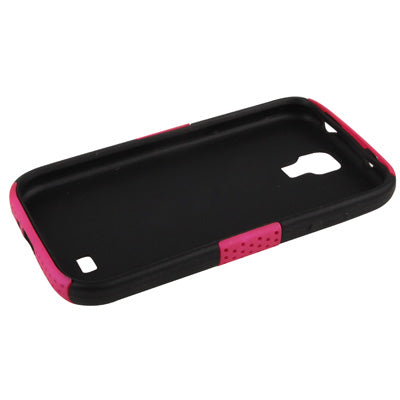 Plastic + Silicon Mesh Combination Case for Galaxy S IV / i9500