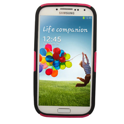 Plastic + Silicon Mesh Combination Case for Galaxy S IV / i9500