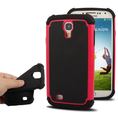 Plastic + Silicon Combination Case for Galaxy S IV / i9500