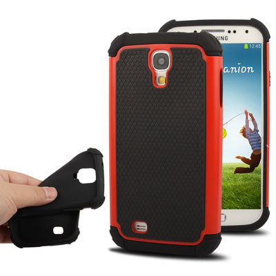 Plastic + Silicon Combination Case for Galaxy S IV / i9500