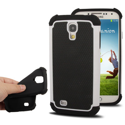 Plastic + Silicon Combination Case for Galaxy S IV / i9500