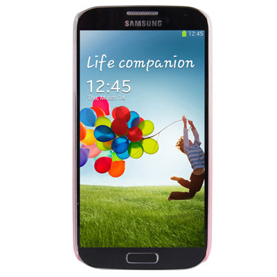 Gradient Color Series Transparent Raindrops Pattern Plastic Case for Galaxy S IV / i9500(Pink)